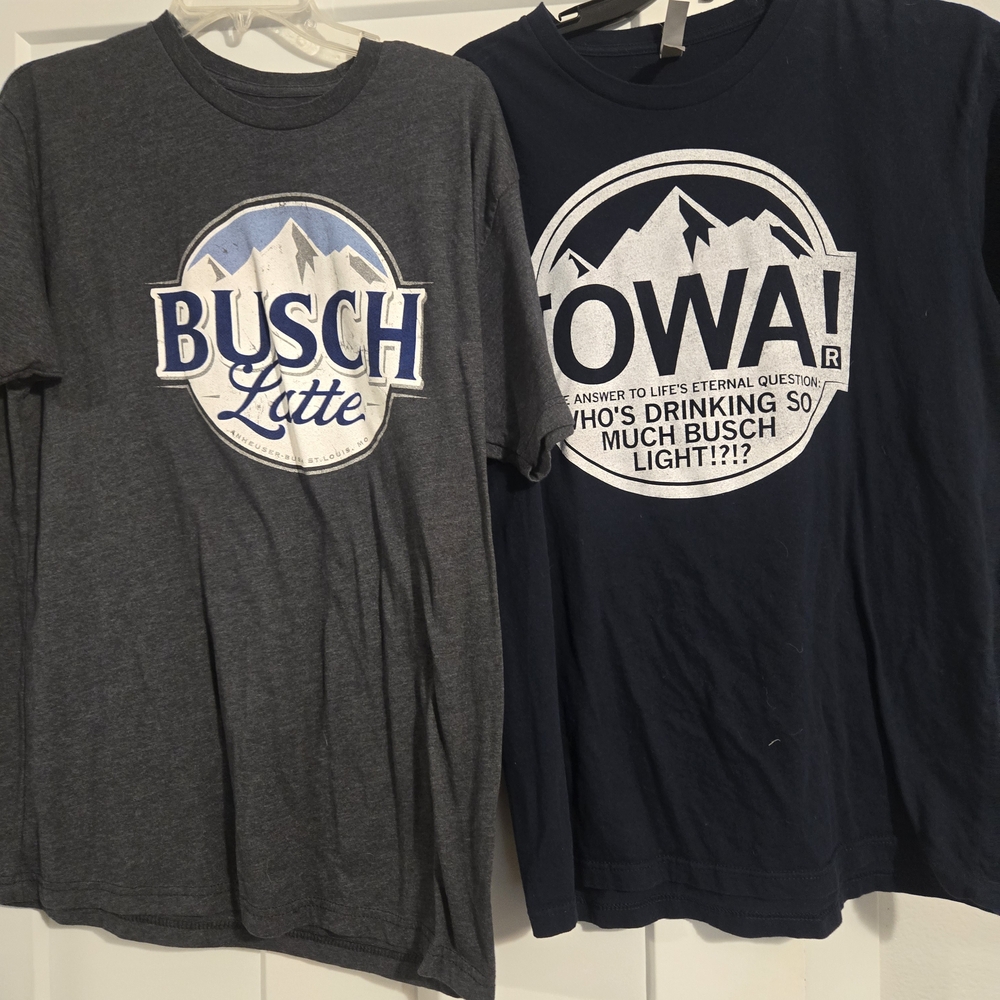 Next Level Apparel  Charcoal and Navy Graphic Tees